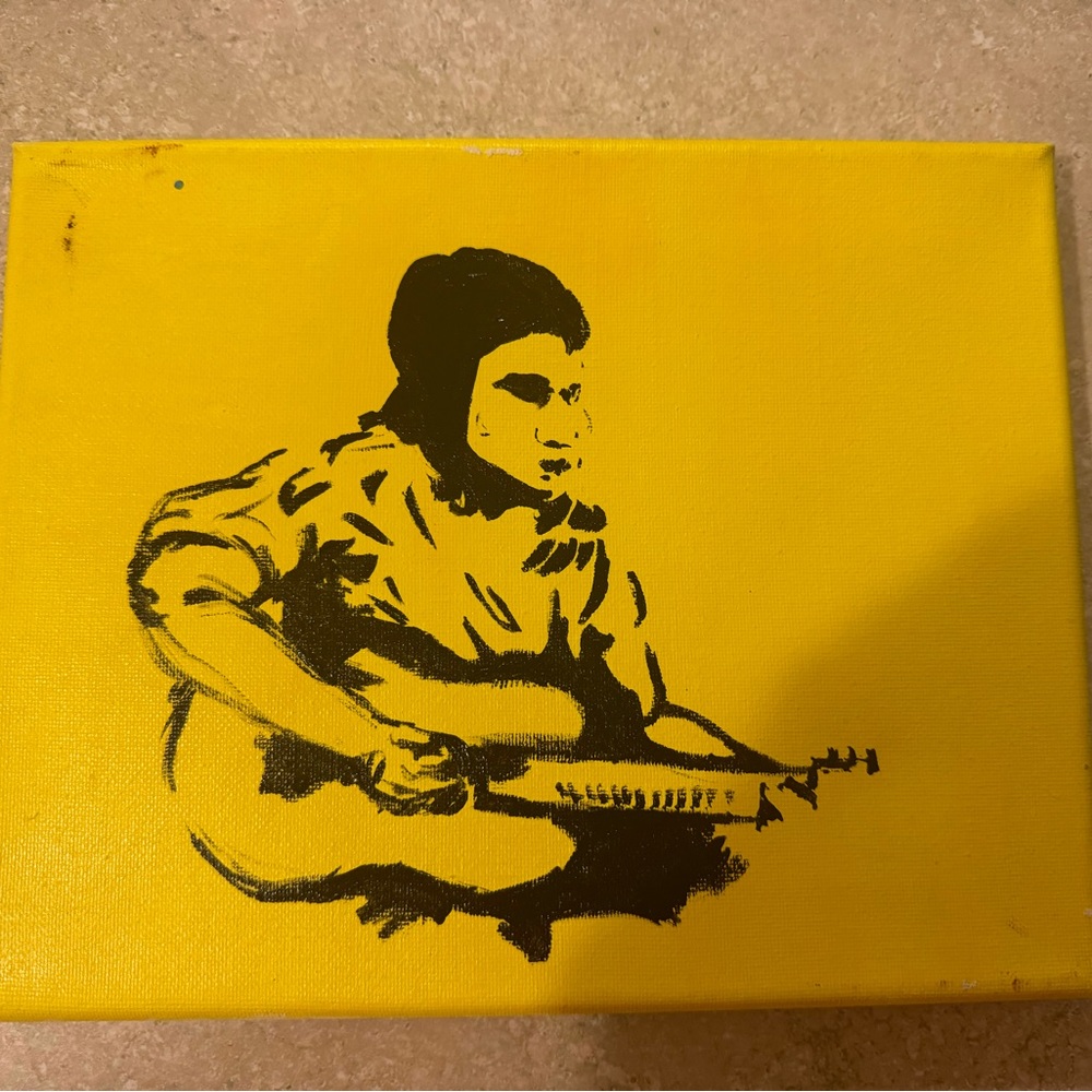 Painted canvas
